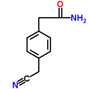 Structure of 2-[4-(CYANOMETHYL)PHENYL]ACETAMIDE