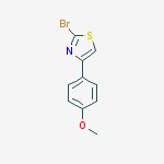 Structure of 2-BROMO-4-(4-METHOXY-PHENYL)-THIAZOLE