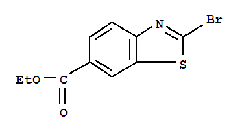 Structure of 2-BROMO-6-ETHOXYCARBONYLBENZOTHIAZOLE