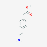 Structure of [4-(2-AMINO-ETHYL)-PHENYL]-ACETIC ACID