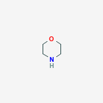 Chemical structure of morpholine