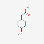 Structure of (4-methoxycyclohexyl)acetic Acid (en)
