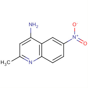 Structure of 4-Quinolinamine, 2-methyl-6-nitro-