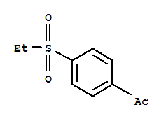 Structure of 4-ETHYLSULFONYLACETOPHENONE