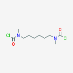 Structure of hexane-1,6-diylbis(methylcarbamic chloride)