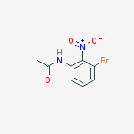 Structure of 3-ACETAMIDO-1-BROMO-2-NITROBENZENE 98%