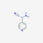 4-PYRIDINEACETONITRILE,ALPHA-AMINO-结构式