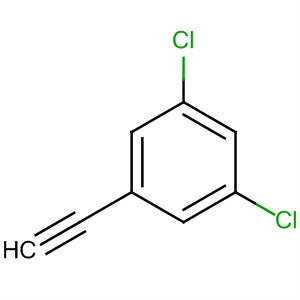 Structure of Benzene, 1,3-dichloro-5-ethynyl-