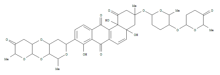 Structure of saquayamycin D