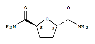 cis-tetrahydro-furan-2,5-dicarboxylic acid diamide结构式