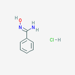 Structure of N-Hydroxybenzenecarboximidamide hydrochloride (1:1)