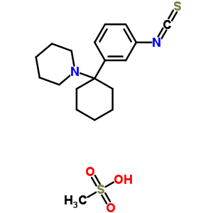 Structure of METAPHIT METHANESULFONATE