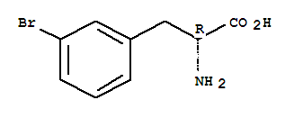 Structure of 3-Bromo-D-phenylalanine