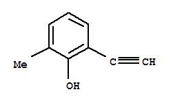 Structure of 2-ETHYNYL-6-METHYL-PHENOL
