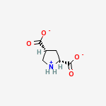Structure of 2,4-PYRROLIDINEDICARBOXYLIC ACID