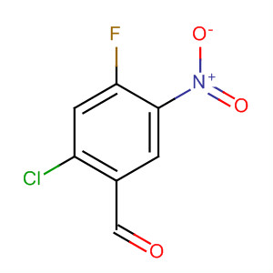 Structure of 2-Chloro-4-fluoro-5-nitrobenzaldehyde