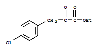 Structure of ETHYL 3-(4-CHLOROPHENYL)-2-OXOPROPANOATE