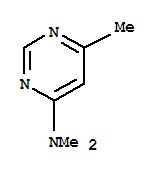 4-Pyrimidinamine,N,N,6-trimethyl-结构式