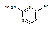 Structure of 2-Pyrimidinamine,N,N,4-trimethyl-