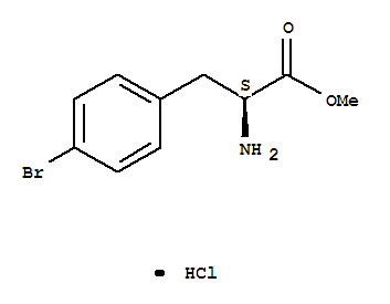 Structure of METHYL 4-BROMO-L-PHENYLALANINATE HYDROCHLORIDE
