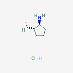 TRANS-1,2-CYCLOPENTANEDIAMINE HYDROCHLORIDE结构式