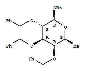 Structure of ETHYL 2,3,4-TRI-O-BENZYL-1-THIO-BETA-L-FUCOPYRANOSIDE