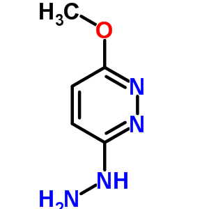 Structure of 3-Hydrazinyl-6-methoxypyridazine