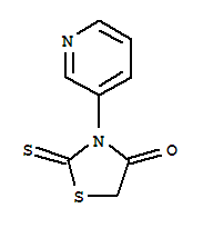 Structure of 3-PYRIDIN-3-YL-2-THIOXO-1,3-THIAZOLIDIN-4-ONE
