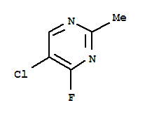 Structure of Pyrimidine,5-chloro-4-fluoro-2-methyl-