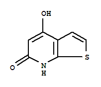 Structure of 4-HYDROXYTHIENO[2,3-B]PYRIDIN-6(7H)-ONE