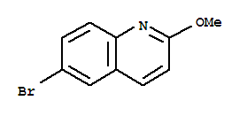 Structure of 6-bromo-2-methoxyquinoline