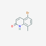 Structure of 5-Bromo-8-methylquinolin-2-ol