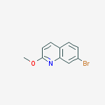 Structure of 7-Bromo-2-methoxyquinoline