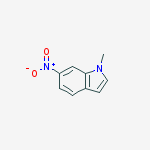 Structure of 1-mehtyl-6-nitro-1H-indole