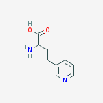 2-amino-4-pyridin-3-ylbutanoic Acid结构式