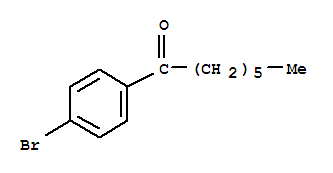 1-溴-4-N-庚酰苯结构式