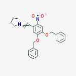 Structure of 1-(4,5-Bis(benzyloxy)-2-nitrostyryl)pyrrolidine
