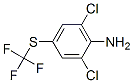 Structure of 2,6-DICHLORO-4-TRIFLUOROMETHYLSULFANYL-PHENYLAMINE