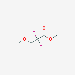 methyl 2,2-difluoro-3-methoxypropanoate结构式