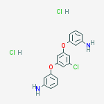 Structure of 1,3-Bis(3-aminophenoxy)-5-chlorobenzene Dihydrochloride