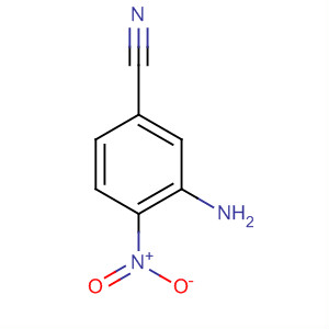 Structure of Benzonitrile,  3-amino-4-nitro-