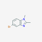 Structure of 5-Bromo-1,2-dimethyl-1,3-benzodiazole
