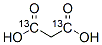 Structure of MALONIC ACID (1,3-13C2)