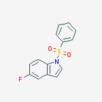 Structure of 5-Fluoro-1-(phenylsulfonyl)-1H-indole