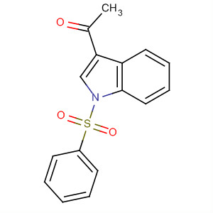 Chemical structure of 3-ACETYL-1-(PHENYLSULFONYL)INDOLE