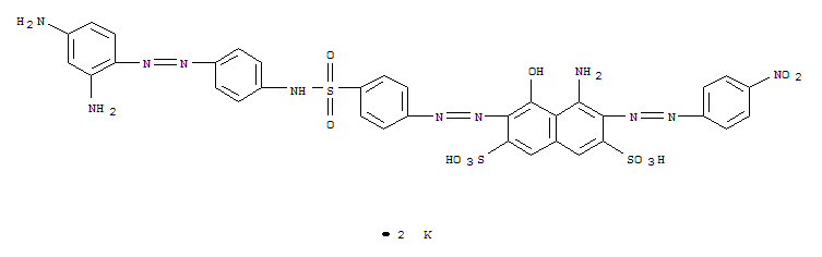 Structure of Acid Black 210