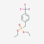 Structure of diethyl 4-(trifluoromethyl)benzylphosphonate