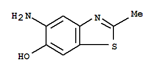 Structure of 6-Benzothiazolol,5-amino-2-methyl-