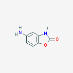 Structure of 5-amino-3-methyl-1,3-benzoxazol-2(3H)-one(SALTDATA: FREE)