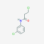 Structure of 3-CHLORO-N-(3-CHLOROPHENYL)PROPANAMIDE